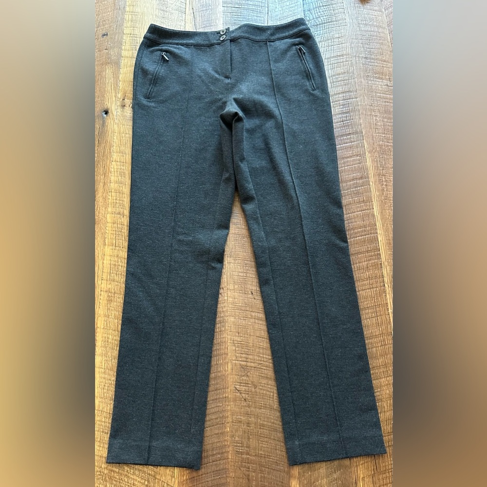 Alfani Women’s Warm Winter Dark Gray Slim Pants Sz 10